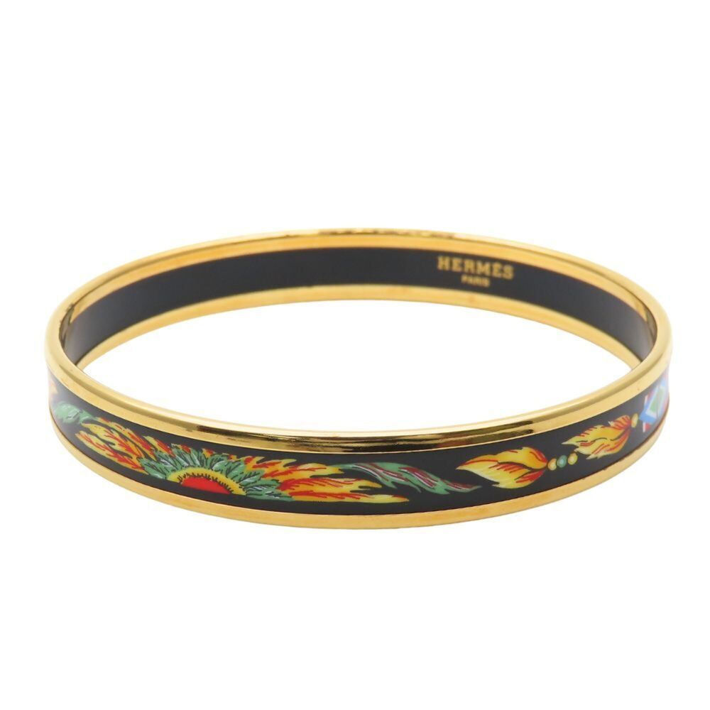 HERMES Black Charm Bracelet